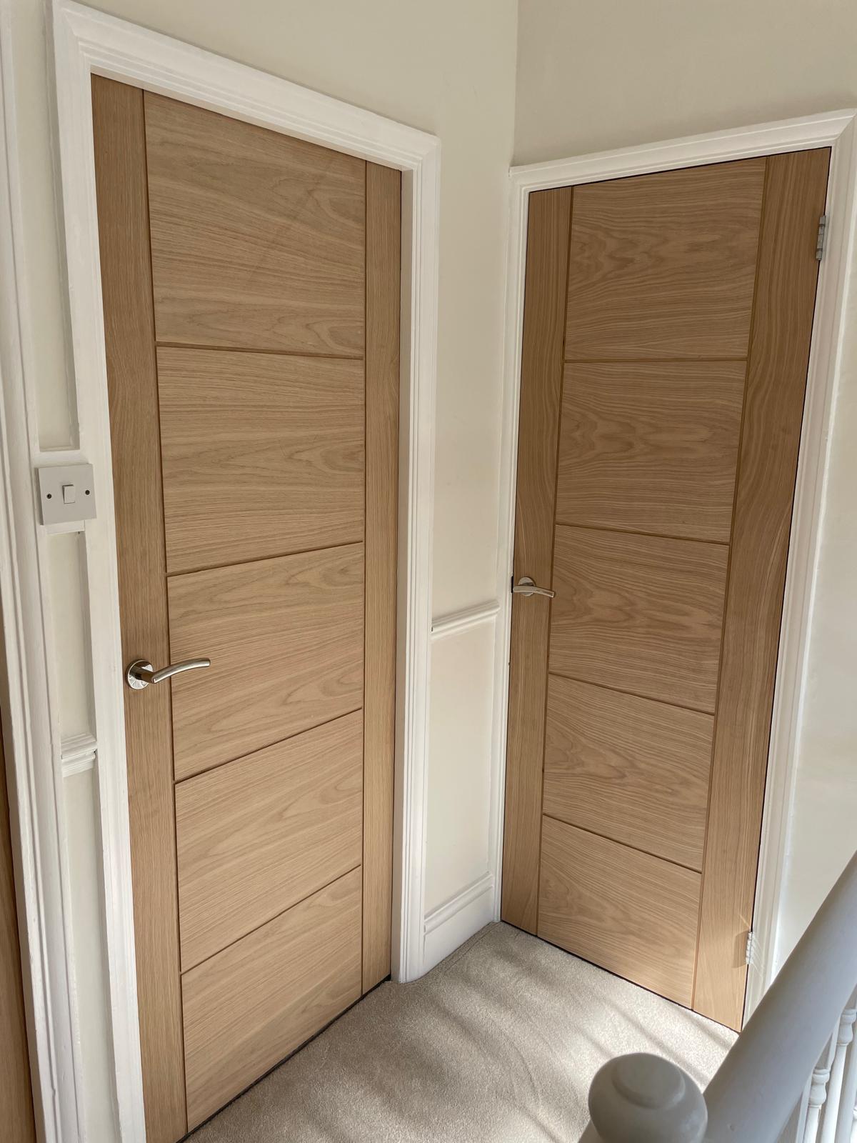 Door installation process